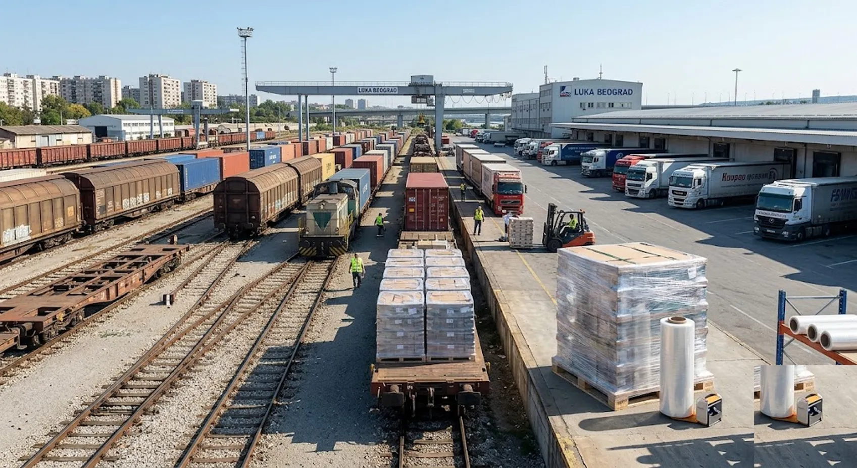 LLDPE Stretch Film Exporter Serbia — Greenstrix Supply